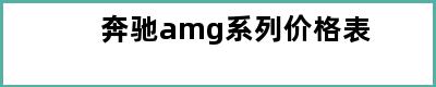 奔驰amg系列价格表