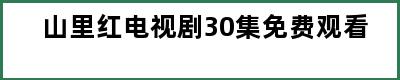 山里红电视剧30集免费观看