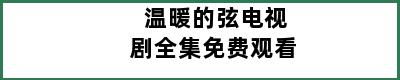 温暖的弦电视剧全集免费观看