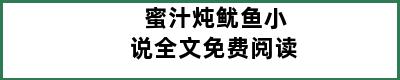 蜜汁炖鱿鱼小说全文免费阅读